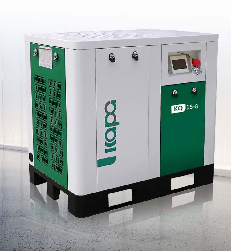 2.44m³ / min High efficiency Mute Screw Air Compressor 15kw 20hp 0.8 Mpa