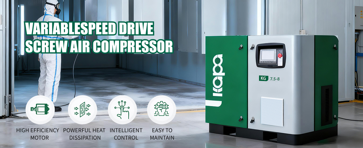 7.5KW-8bar- permanent-magnet-screw-air-compressor