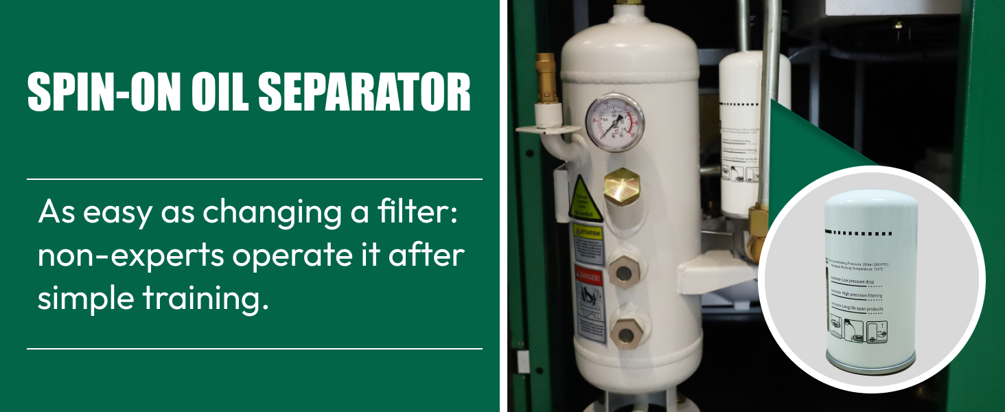 7.5KW-8bar- permanent-magnet-screw-air-compressor