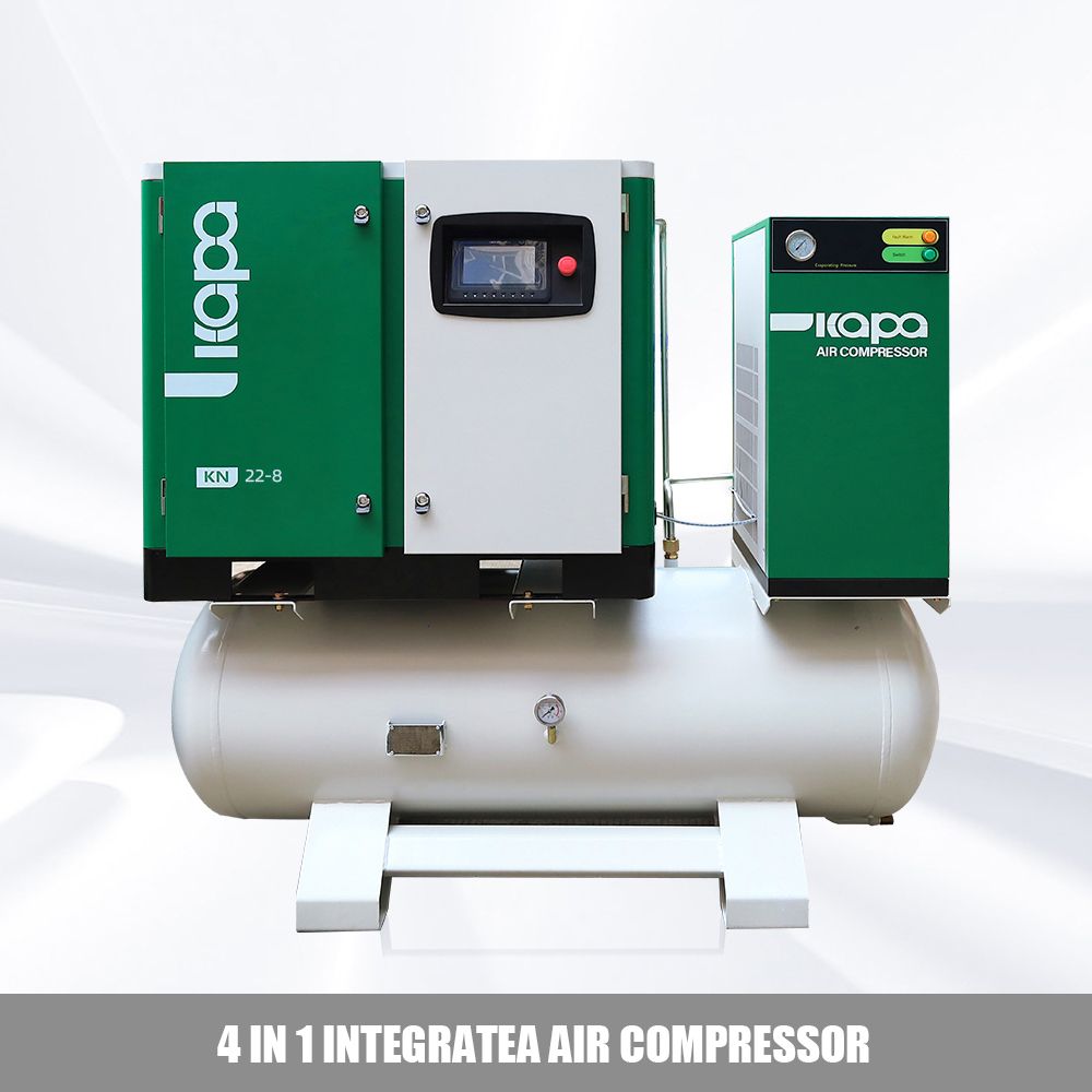 4 in 1 integrated air compressor 22kw-8bar