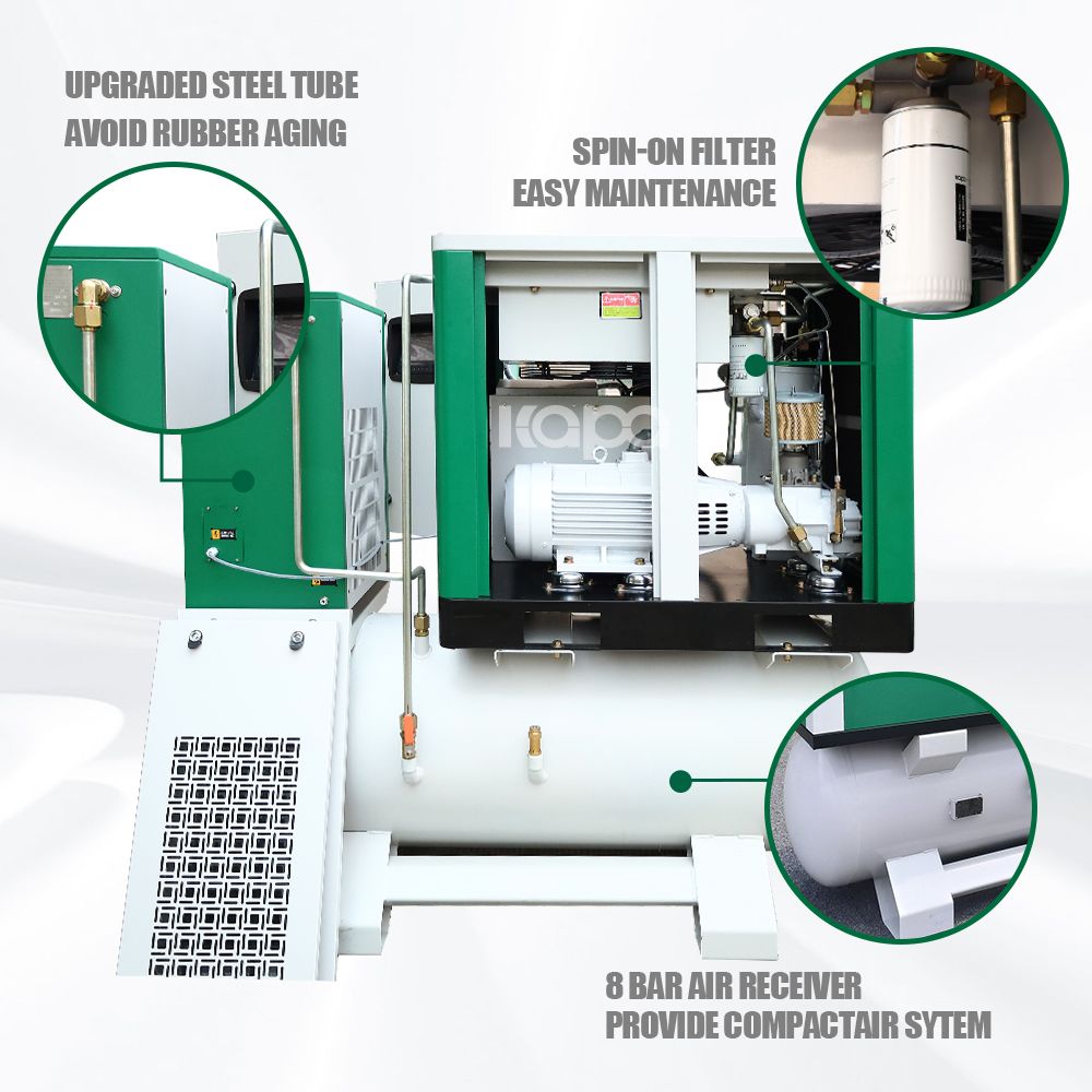 4 in 1 integratea air compressor 22kw-8bar
