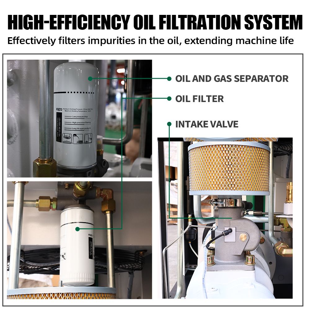 7.5KW-8bar- permanent-magnet-screw-air-compressor