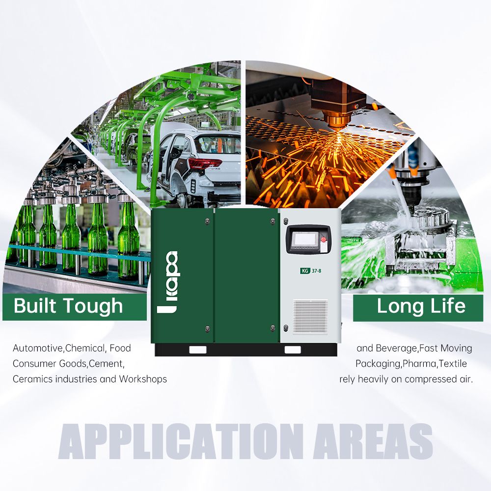 37KW-8bar- permanent-magnet-screw-air-compressor