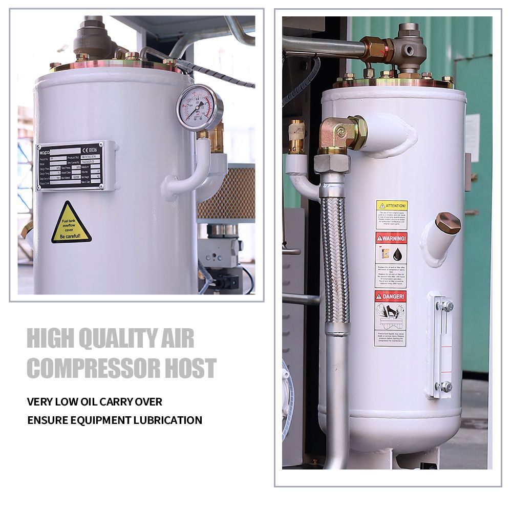 37KW Screw Air Compressor  | 206CFM@116PSI| 480V
