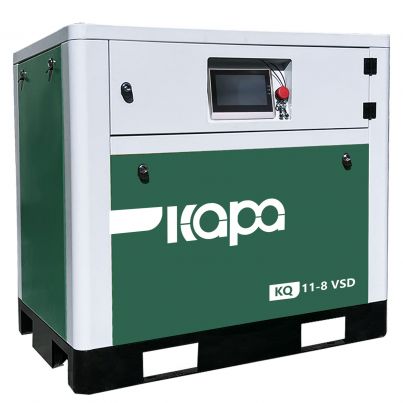 KQ Series 15HP 11KW LRSD Rotary Screw Air Compressor | 66.04CFM @ 125 PSI | 480V 3-Phase 60Hz |  RP3/4"  |  VSD
