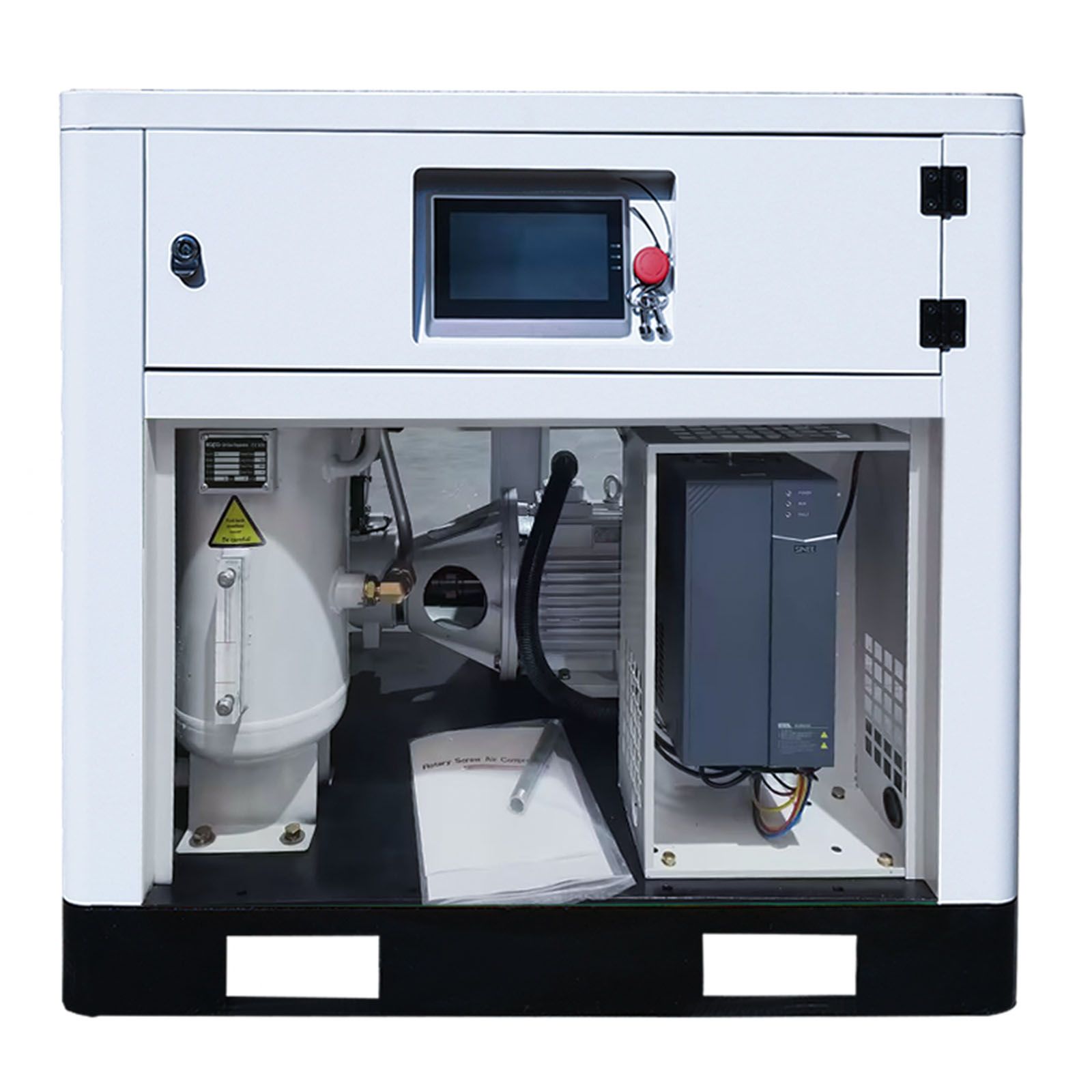 KQ Series 15HP 11KW LRSD Rotary Screw Air Compressor | 66.04CFM @ 125 PSI | 480V 3-Phase 60Hz |  RP3/4"  |  VSD