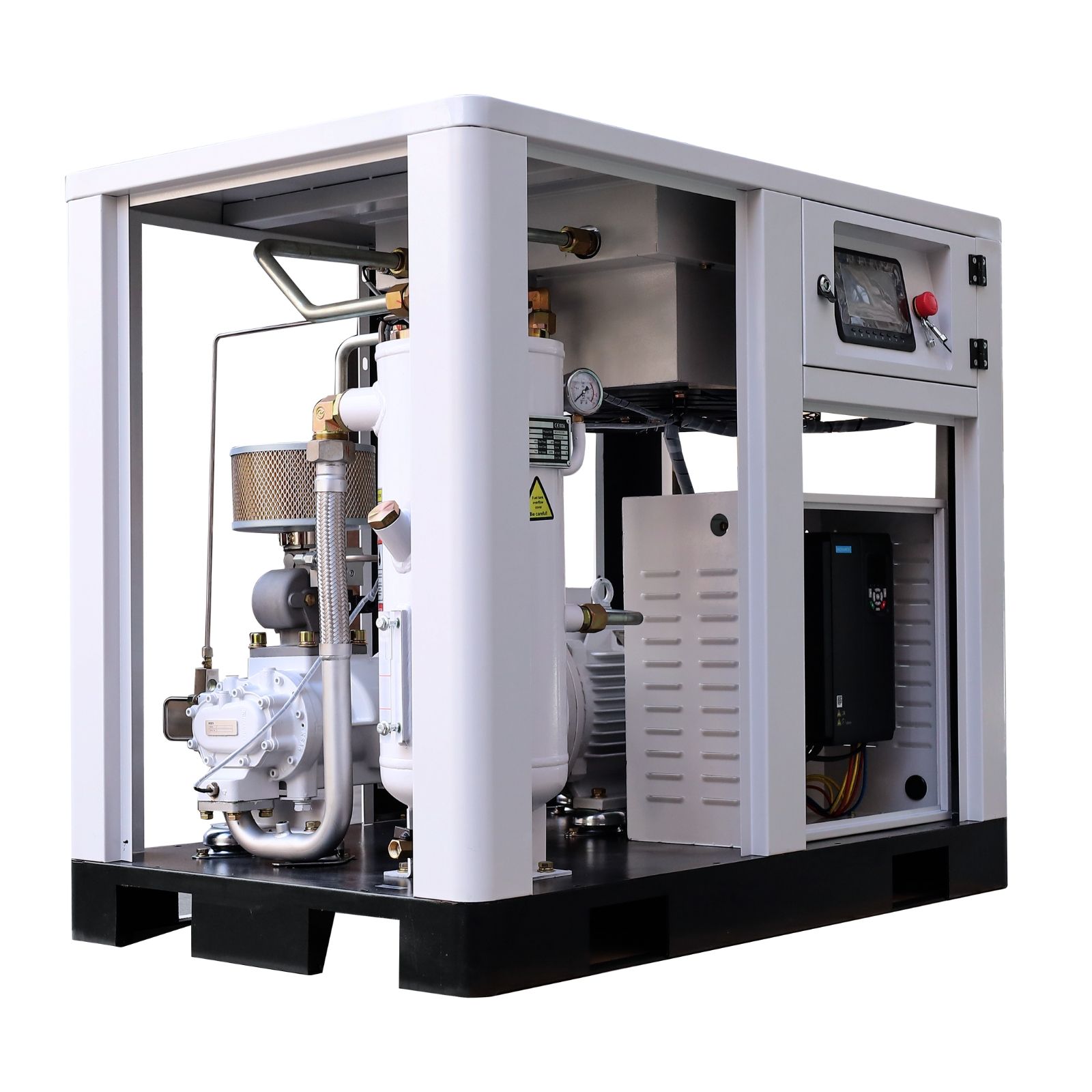 5.5-100HP Permanent magnet variable frequency screw air compressor