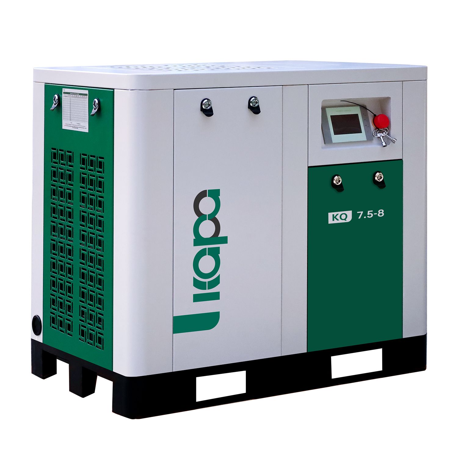 1.06m³ / min High efficiency Mute Screw Air Compressor 7.5kw 10hp 0.8 Mpa