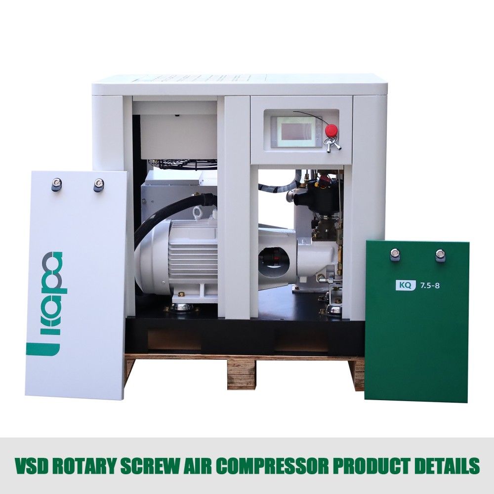 1.06m³ / min High efficiency Mute Screw Air Compressor 7.5kw 10hp 0.8 Mpa