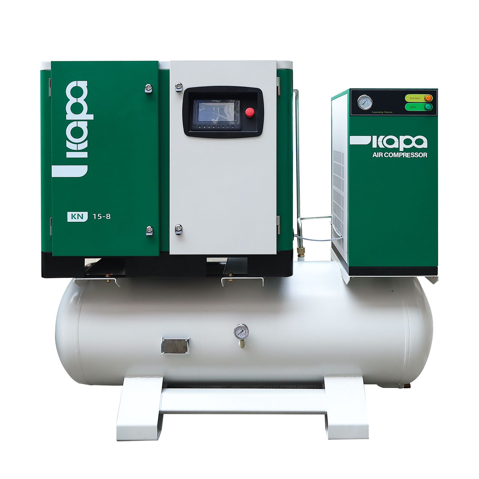 4-50HP 4 in1 integrated Rotary Screw Air Compressor With Refrigerated Dryer and Air Tank