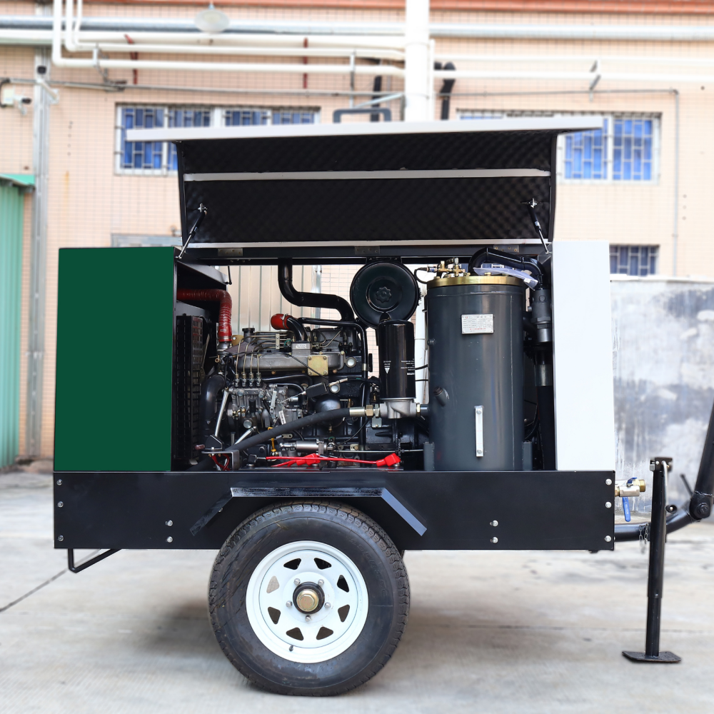 55-400HP Diesel Driven Portable Screw Air-compressor