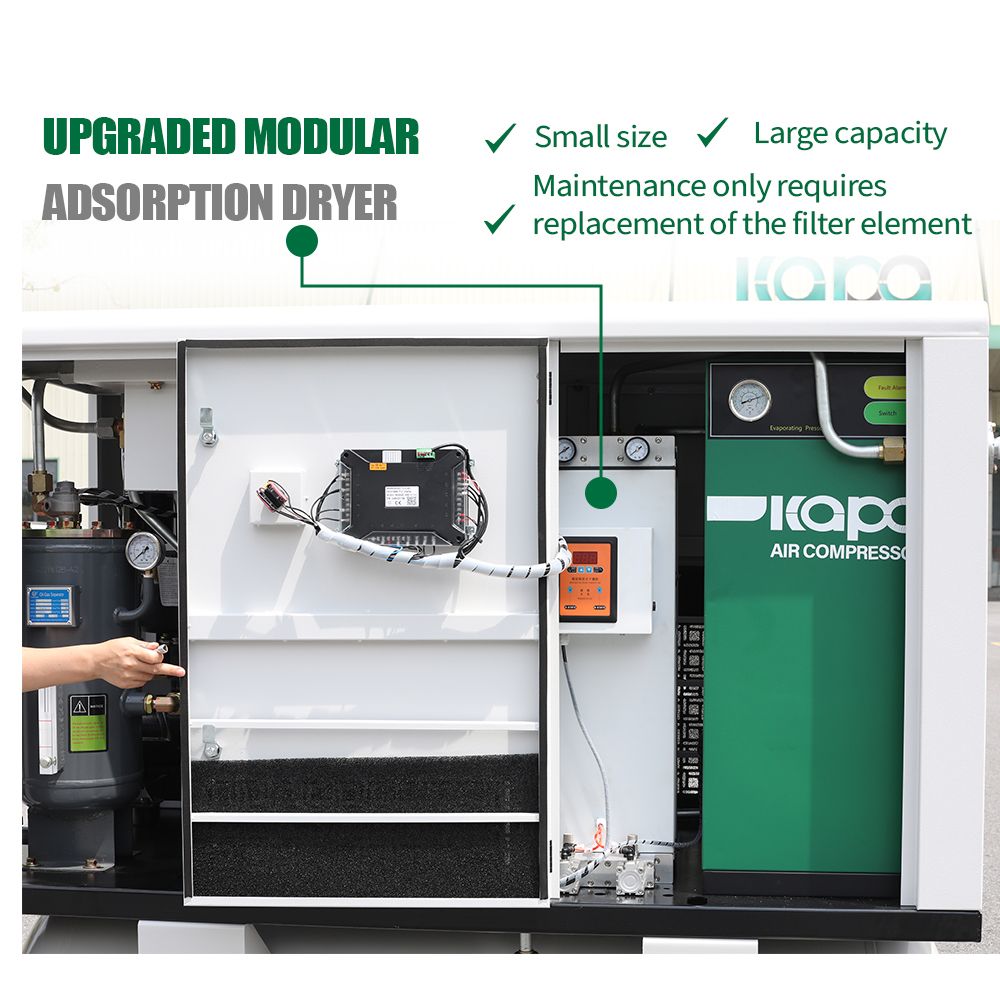 30HP 22KW 5in1 Rotary Screw Air Compressor | 98.53CFM @ 232PSI | 220V 3-Phase 60Hz |  RP1"  |  VSD