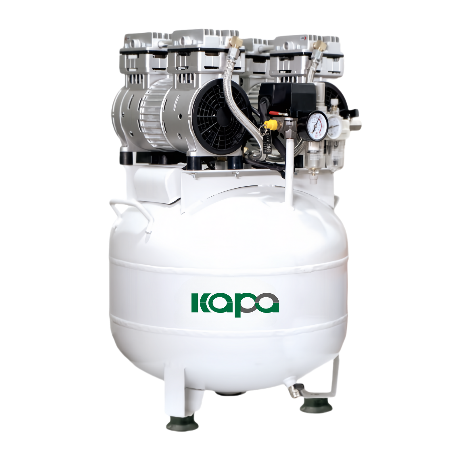 Silent Piston 2HP Oil Free Air Compressor 115 PSI 9.6CFM W/50L Steel Tank