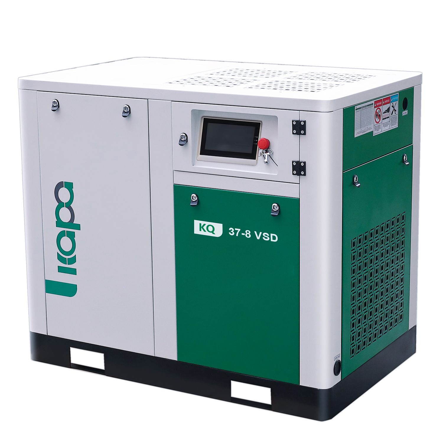 5.85m³ / min High efficiency Mute Screw Air Compressor 37kw 50hp 0.8 Mpa