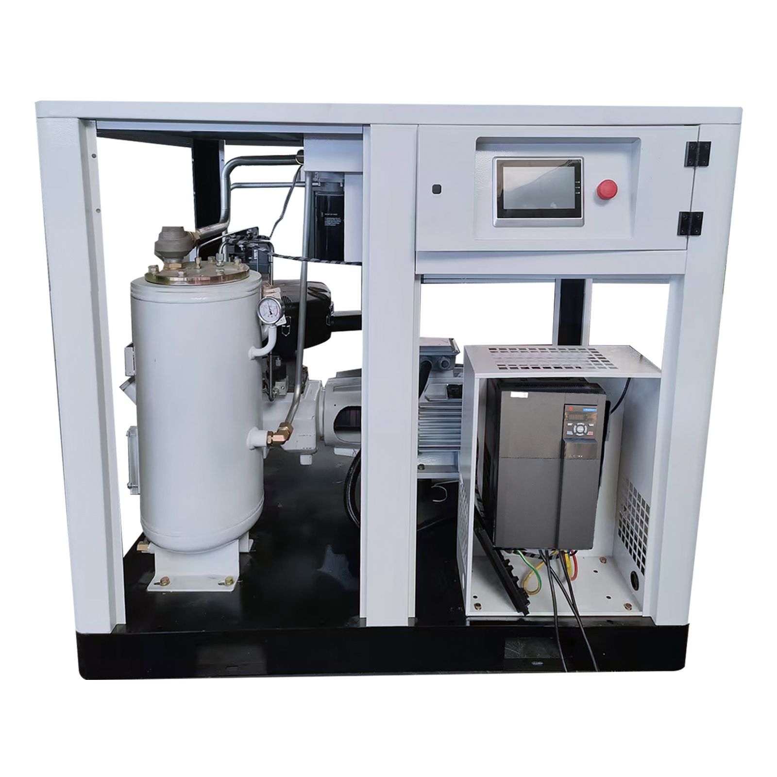 5.85m³ / min High efficiency Mute Screw Air Compressor 37kw 50hp 0.8 Mpa