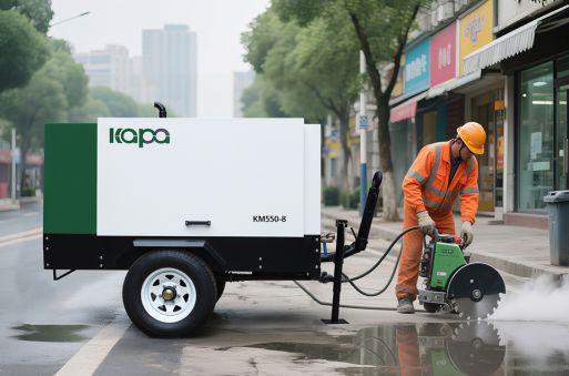 Key Applications of Diesel Portable Screw Air Compressors in Municipal Construction