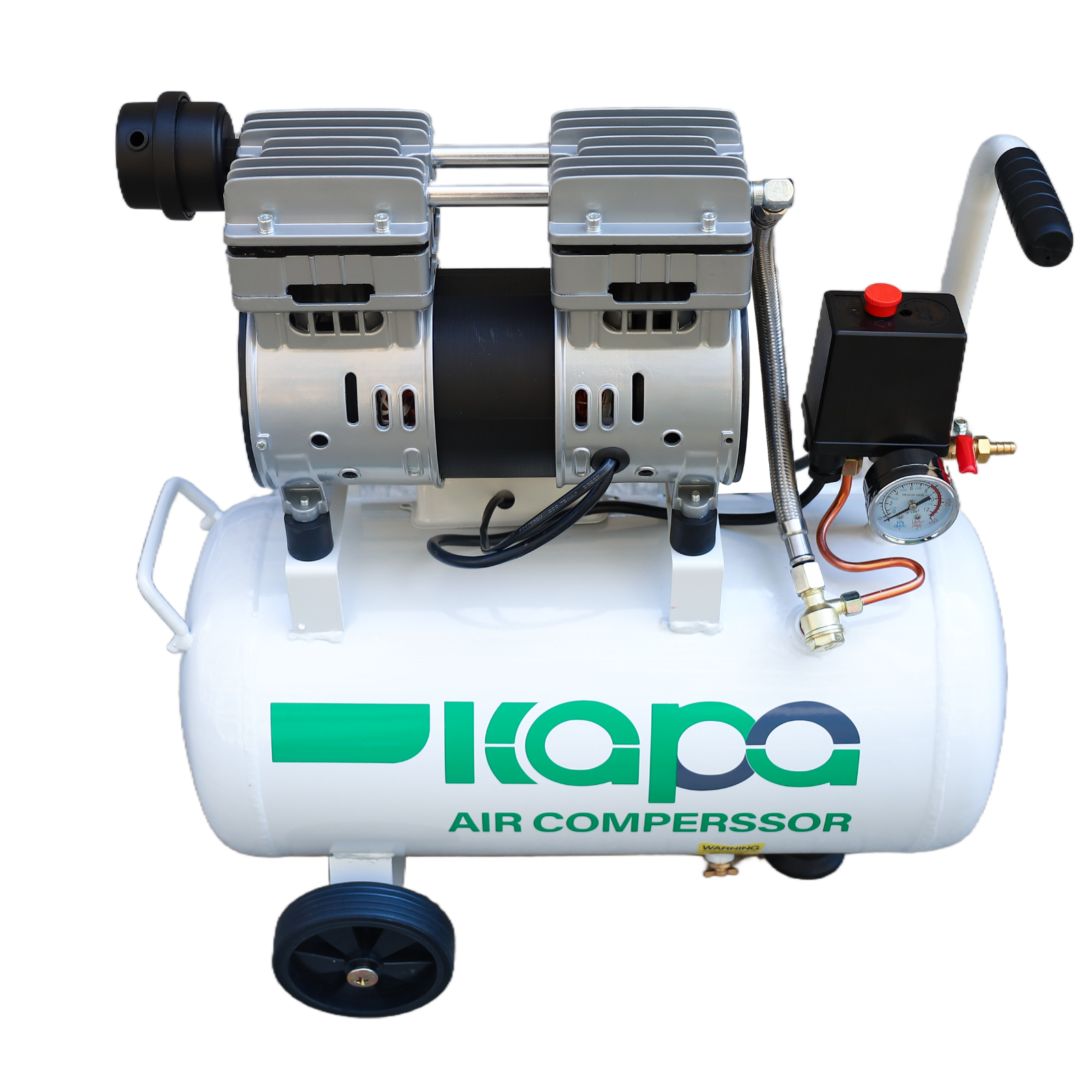 Air Compressor 6 Gallon 1HP 4.8 CFM@ 115PSI 65 dB Ultra Quiet Oil Free