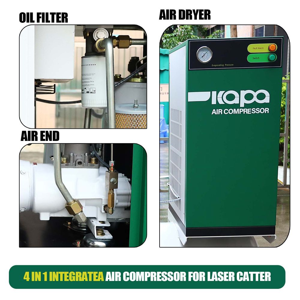 laser cutter air compressor