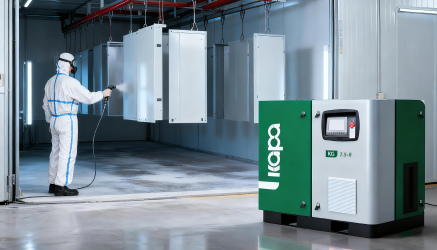 Upgrade 10 HP Rotary Screw Air Compressor with VFD – 460V 3 Phase Industrial Solution