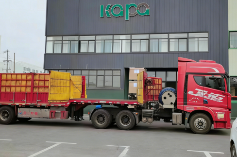 KAPA Launches Batch Exports | 20 Screw Air Compressors Ready to Ship Worldwide