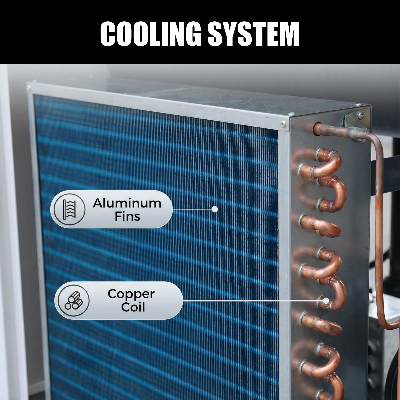 123.6CFM REFRIGERATED COMPRESSED AIR DRYER, 22HP COMPRESSORS, 110V 60HZ