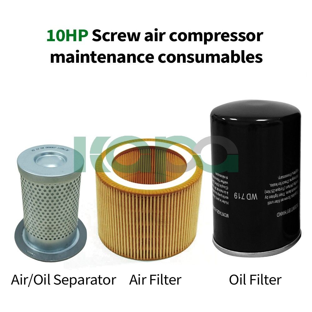 Spin-On Oil / Air Separator Oil Filter Air Filter For KQ 5.5-10HP Air Compressor