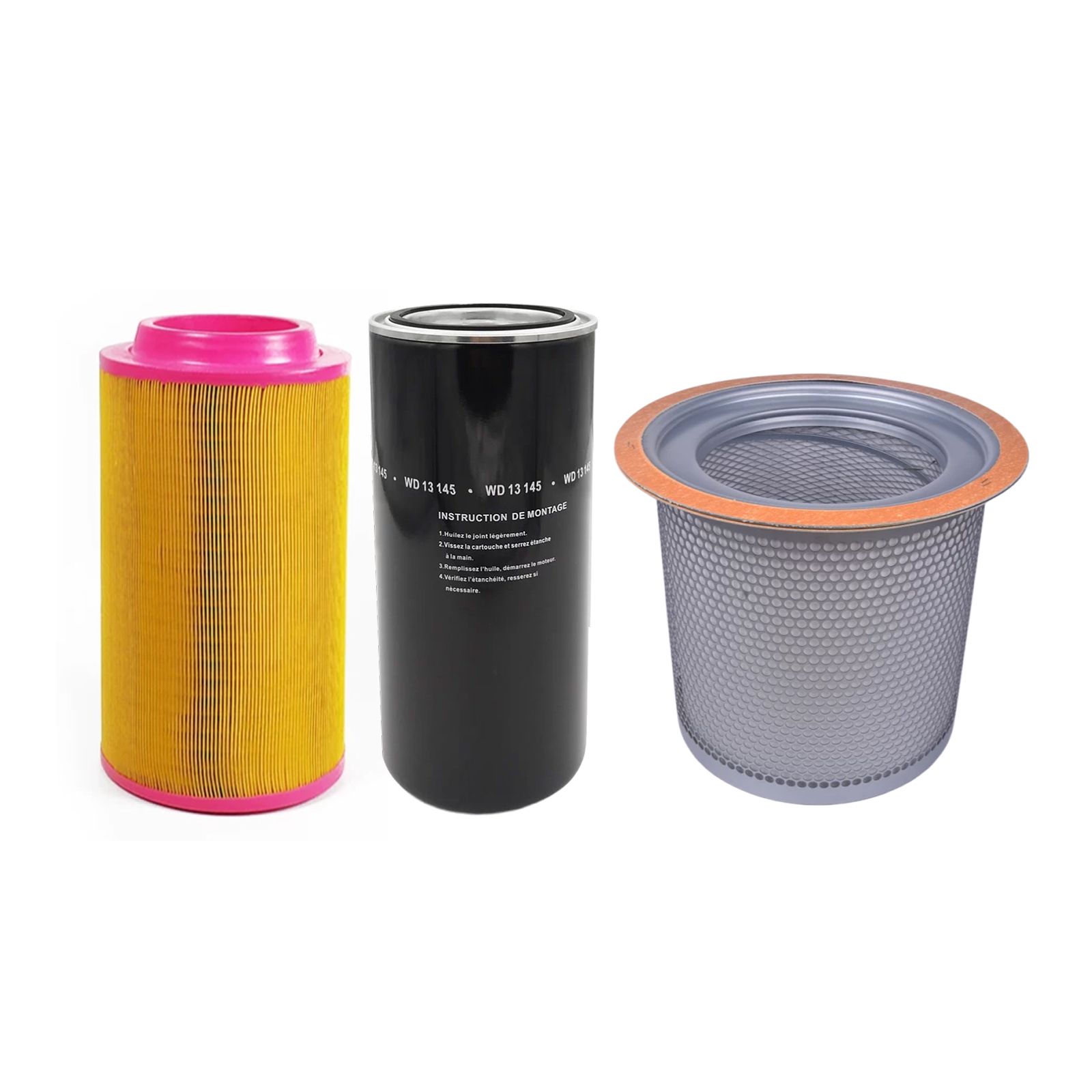 KAPA Consumables for KQ75-10 VSD Air Filter Oil Filter Air/Oil Separator Screw Compressor Maintenance Kit