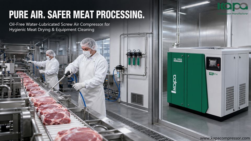 Why Choose a Water-Lubricated Oil-Free Screw Air Compressor?