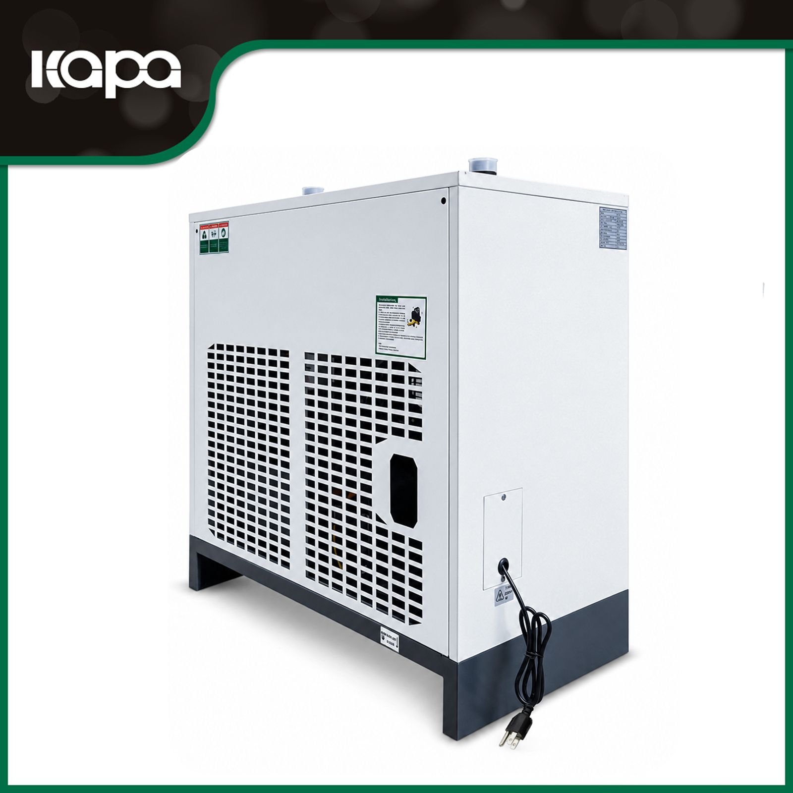 Refrigerated Air Dryer for Compressed Air Systems | Compressed Air Dryer for 40HP-50HP Compressors | 229.5CFM with 3-Stage Filter | Industrial Compressor Accessories
